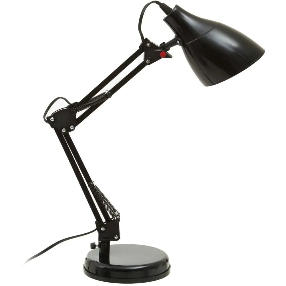 Finley Adjustable Desk Lamp - Black, Iron image