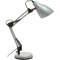 Finley Adjustable Desk Lamp - Silver, Iron