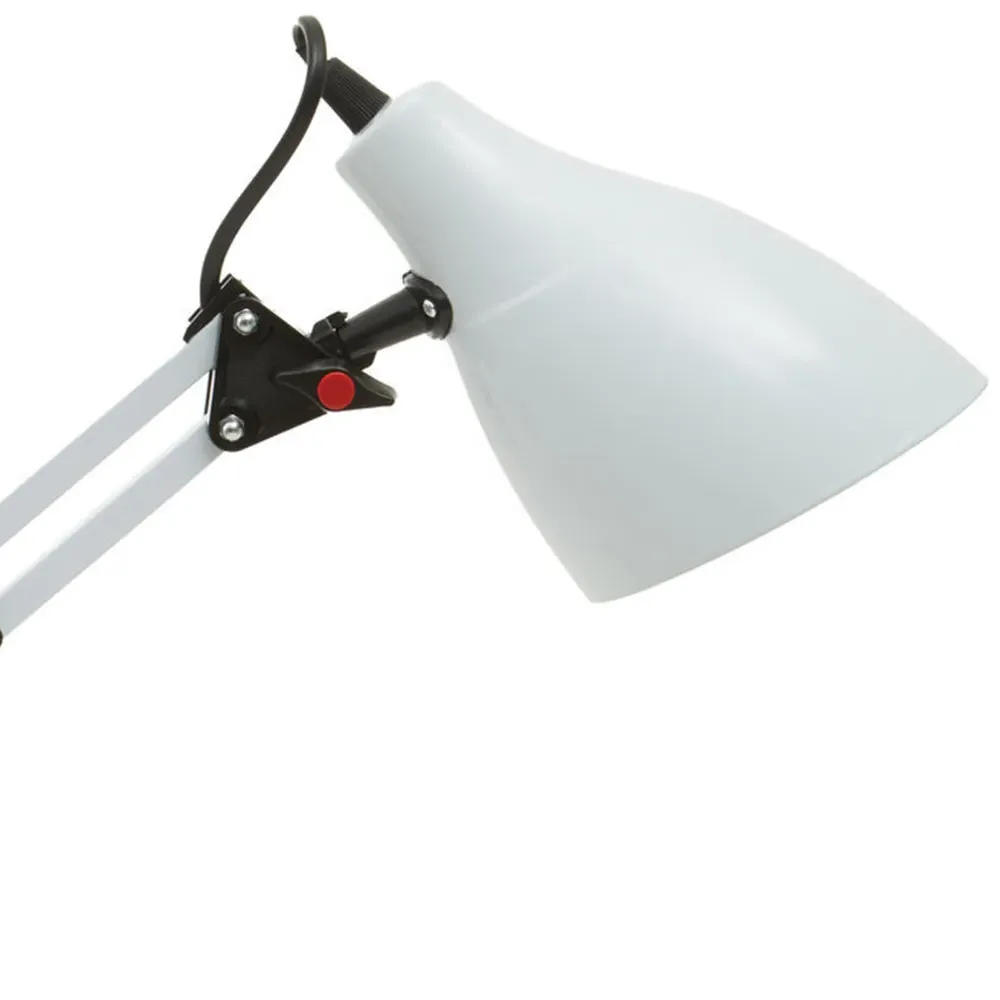 Finley Adjustable Desk Lamp - White, Iron
