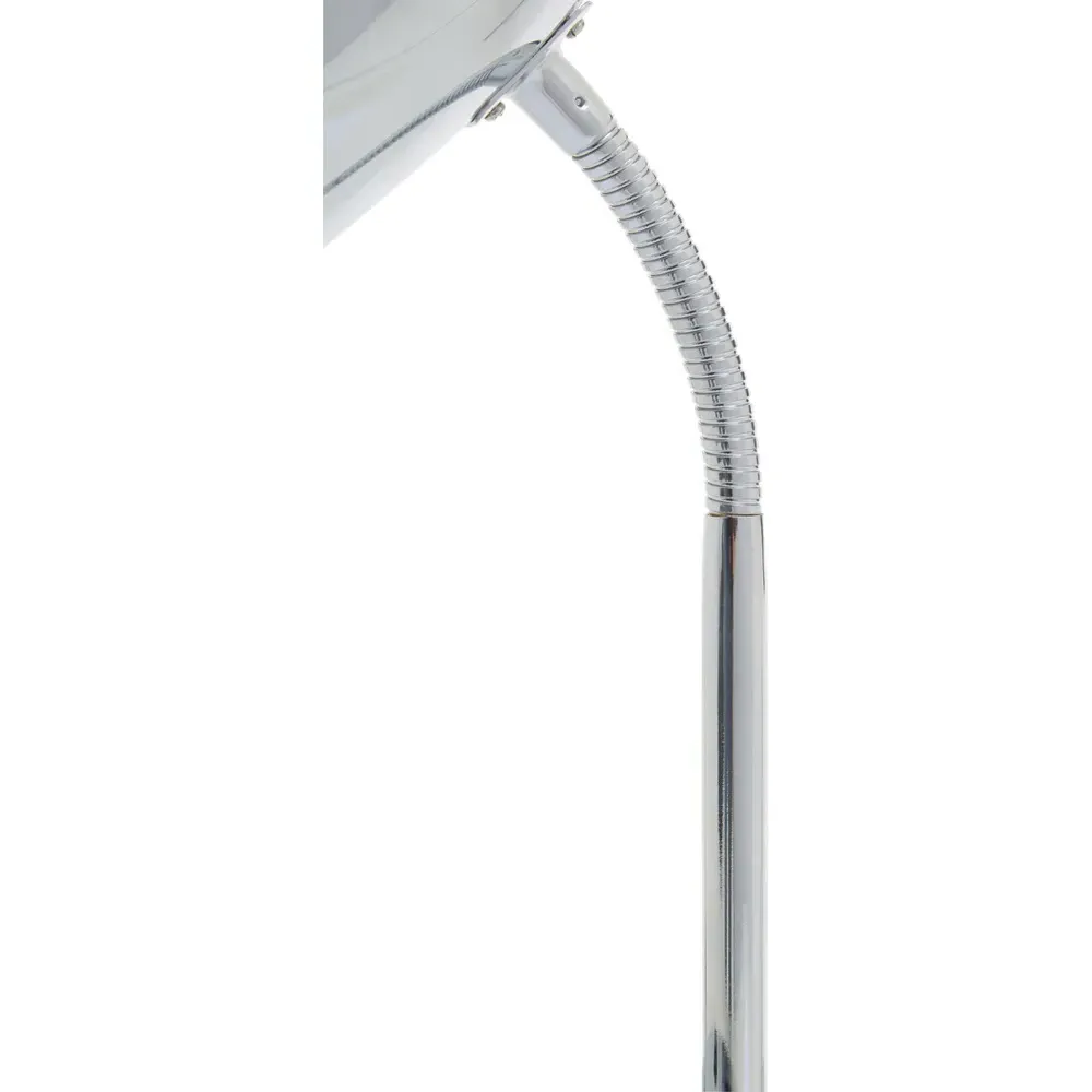Flexi Desk Lamp with Adjustable Gooseneck - Chrome