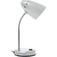 Flexi Desk Lamp with Adjustable Gooseneck - Chrome