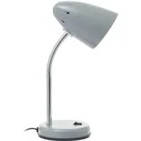 Flexi Desk Lamp with Adjustable Gooseneck - Grey