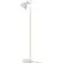 Floor Lamp with Adjustable Head - White, Wood