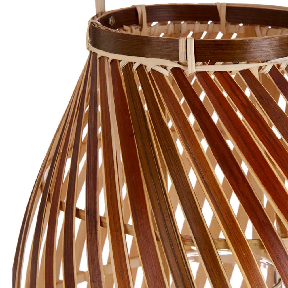 Hanoi Lantern - Brown, Bamboo