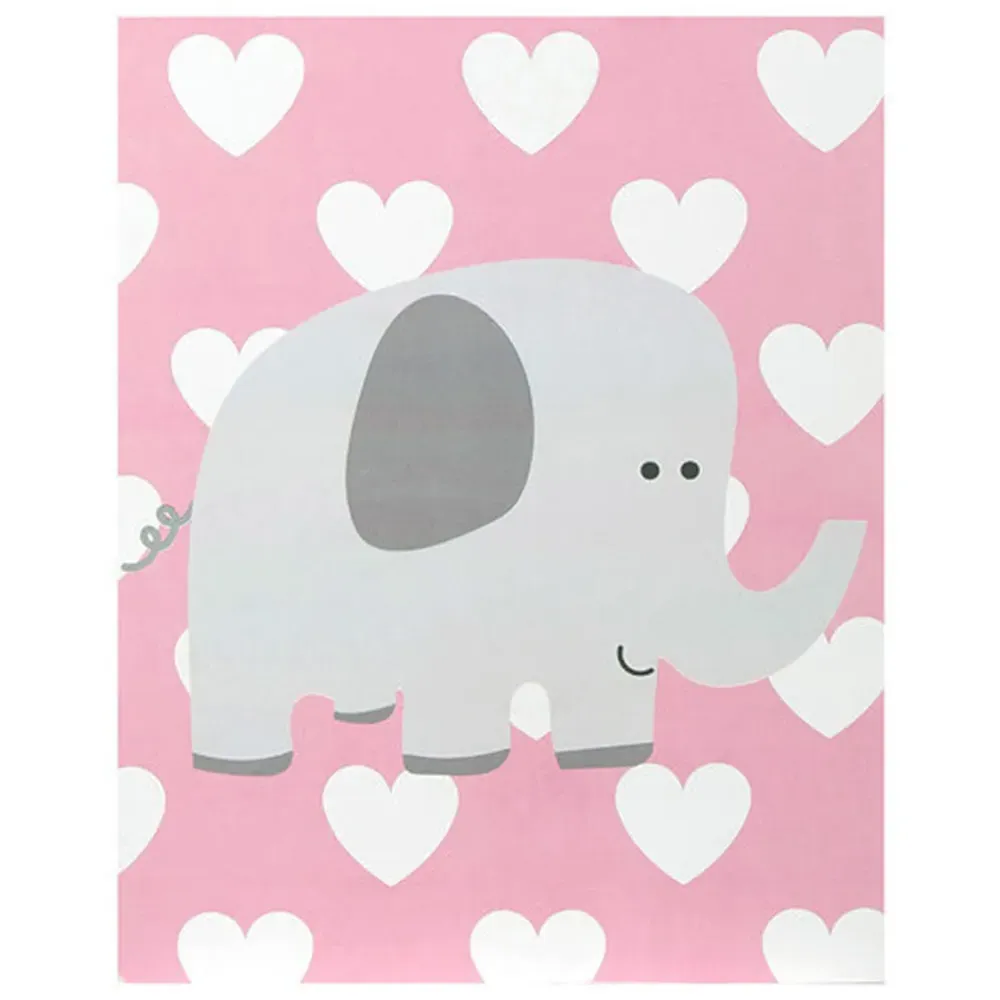 Kids Dream Big Wall Plaques Set of 3 - Pink, MDF