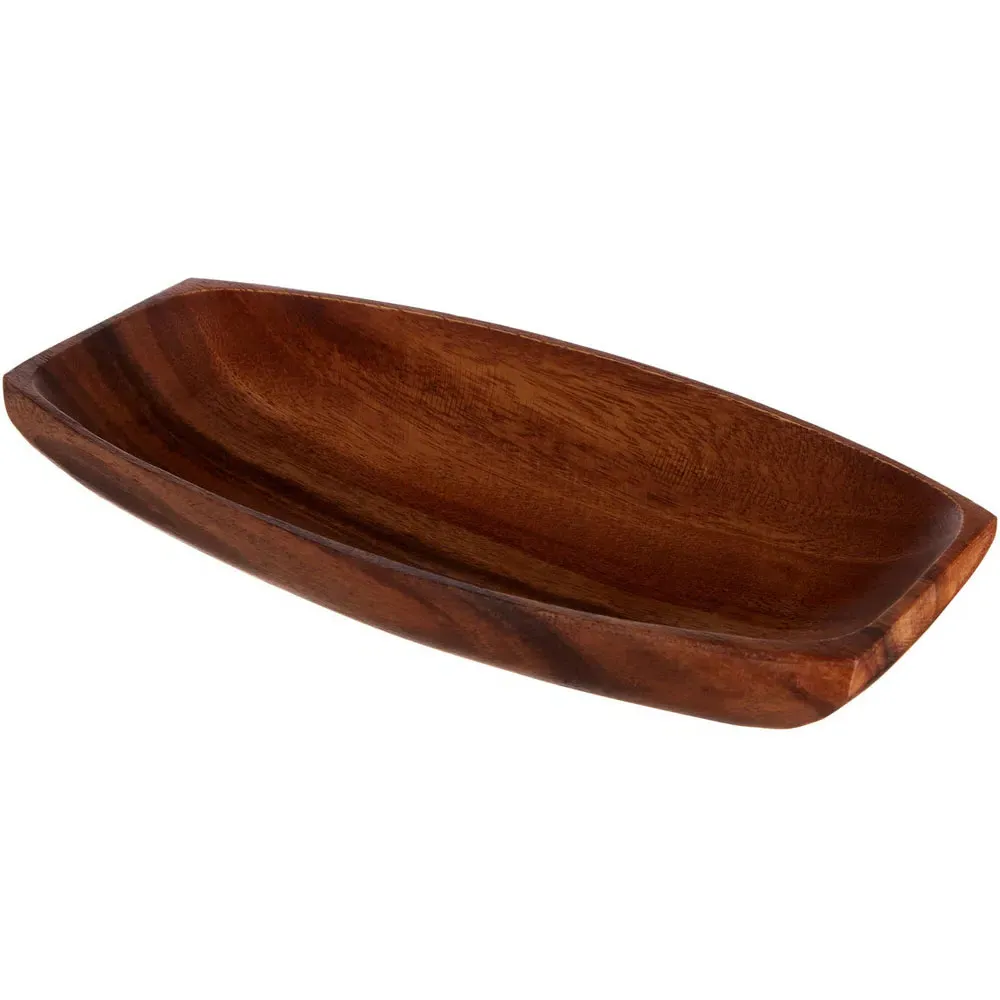 Kora Oblong Serving Dish - Acacia Wood