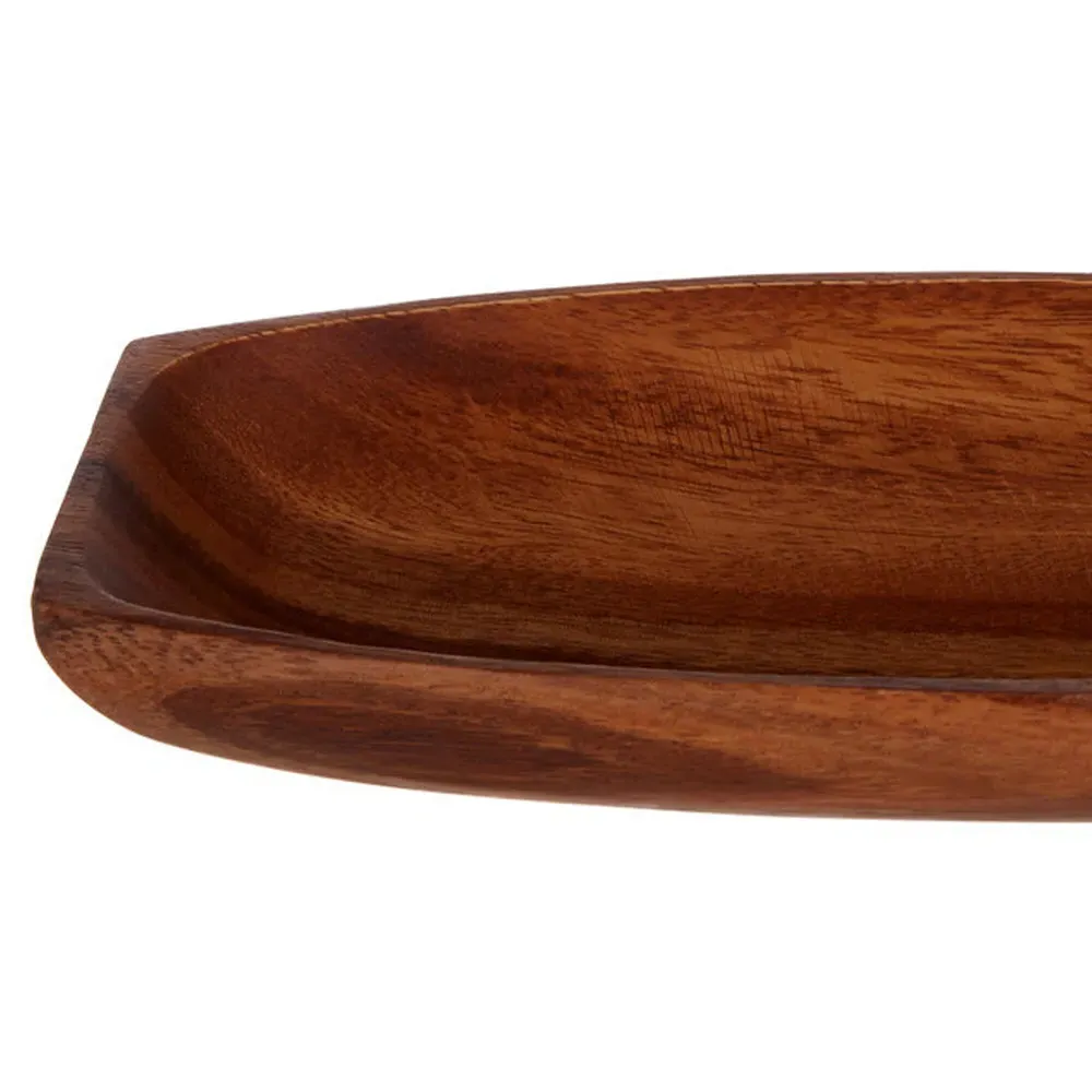 Kora Oblong Serving Dish - Acacia Wood