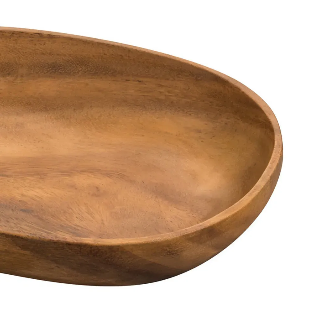 Kora Oval Serving Dish - Acacia Wood