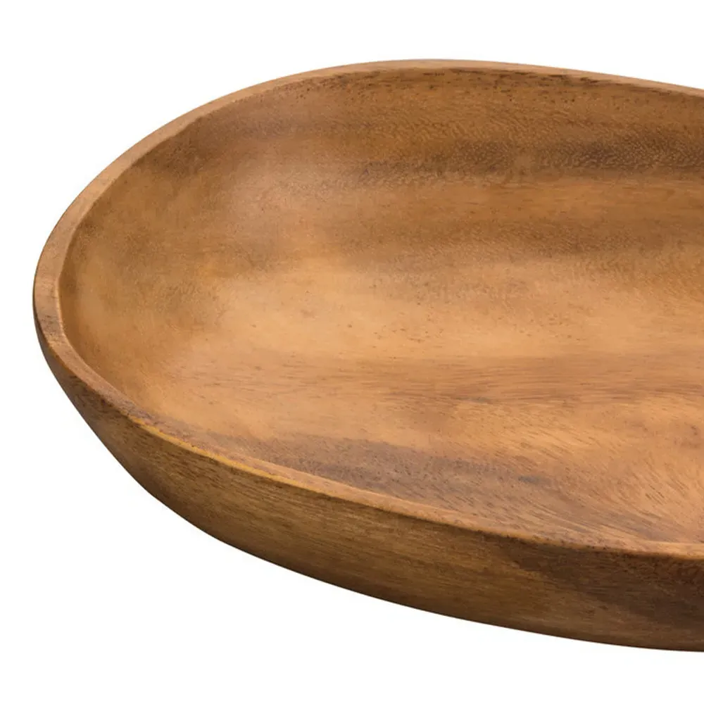 Kora Oval Serving Dish - Acacia Wood
