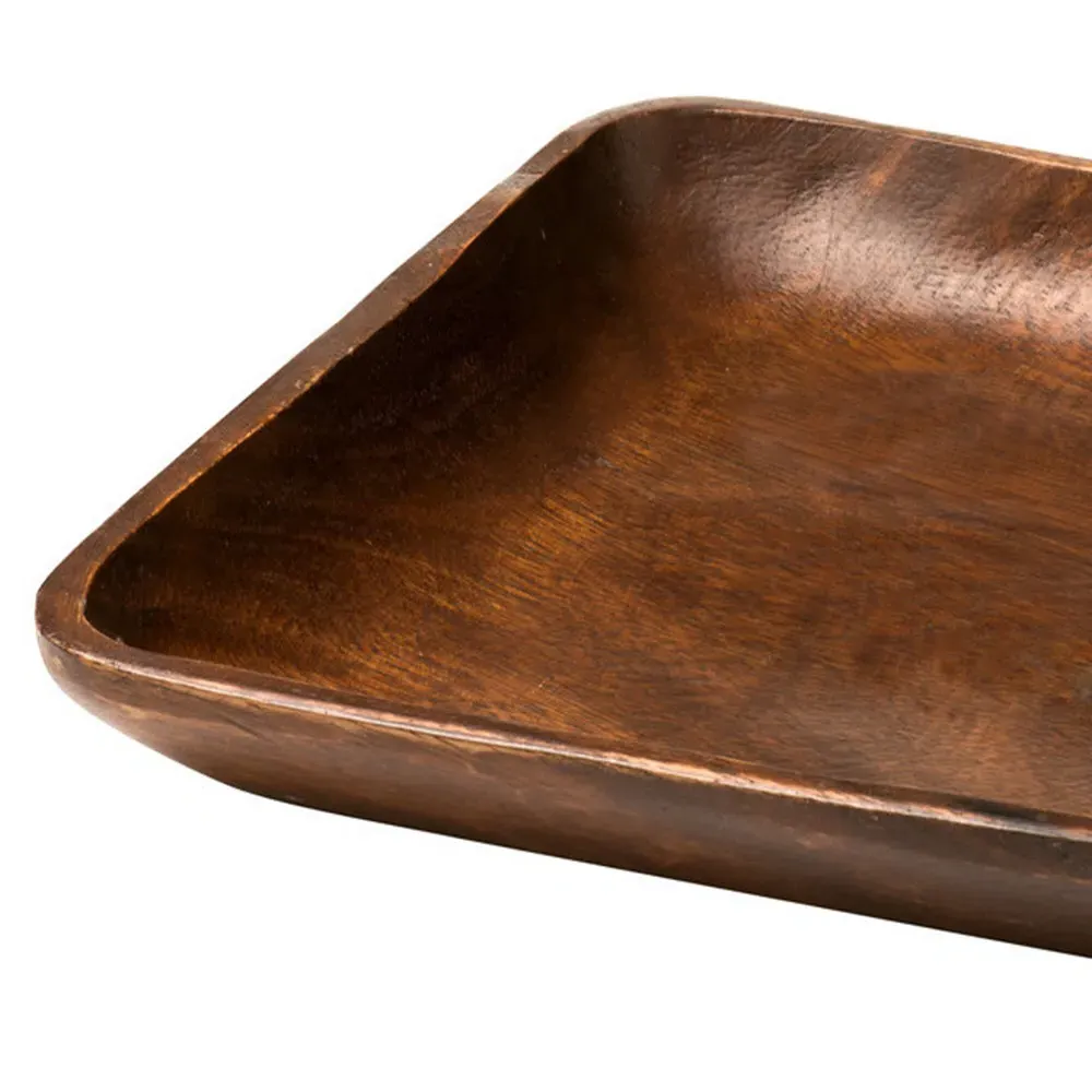 Kora Square Serving Dish - Acacia Wood