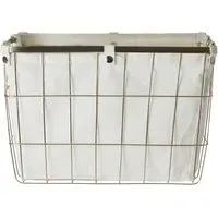 Large Wire Storage Basket - Gold, Iron