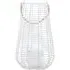 Lentigo Large Rattan Lantern - White