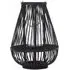 Lentigo Small Bamboo Lantern - Black, Rattan