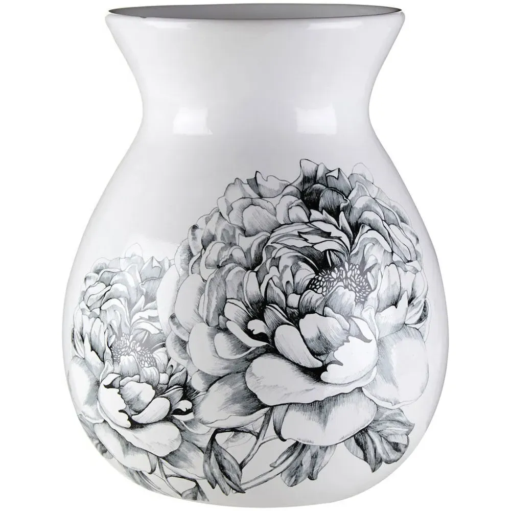 Medium Ceramic Vase - White, Dolomite image