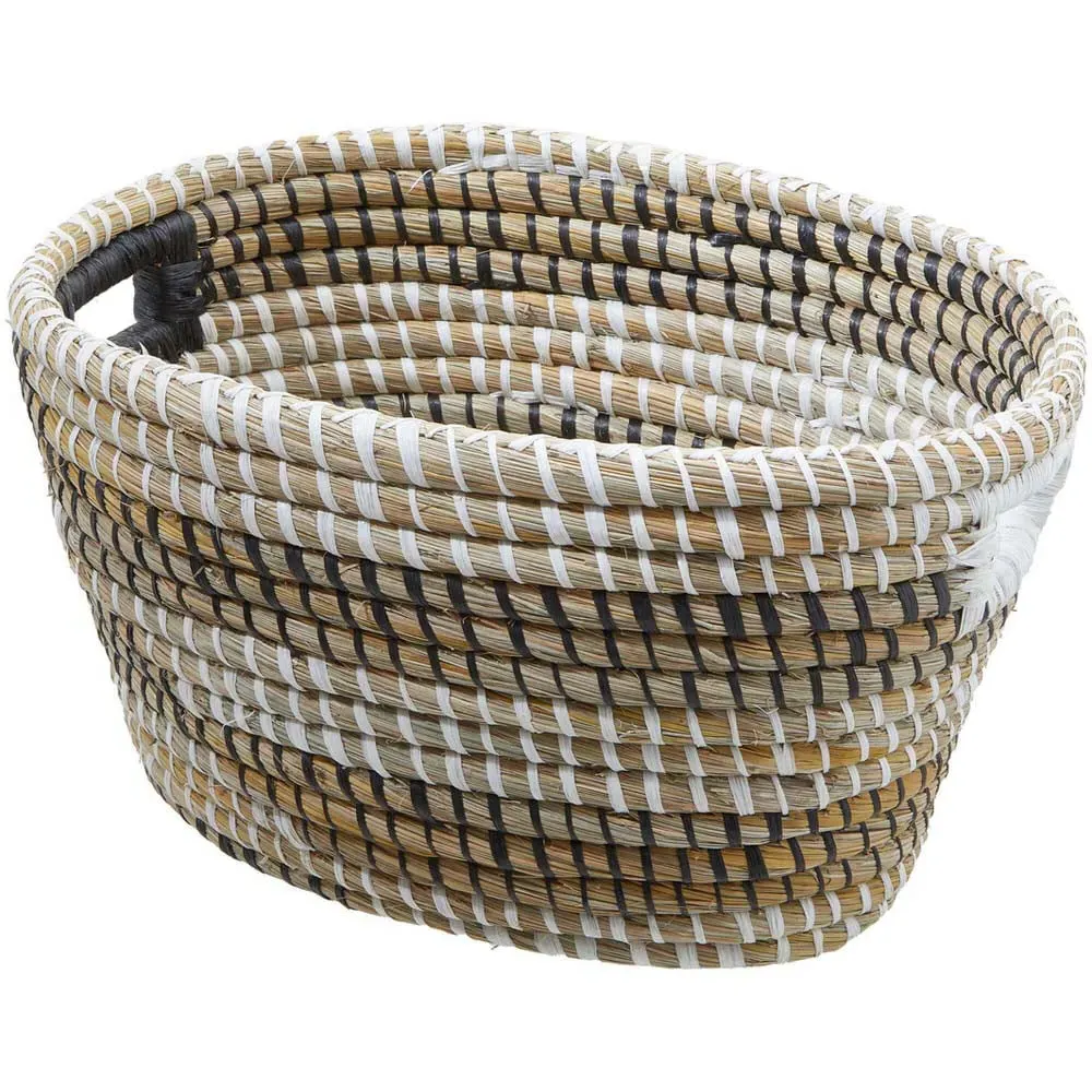 Oval Straw Basket 3 Pack - Brown, Straw