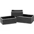 Rectangular Storage Boxes 3 Pack - Grey