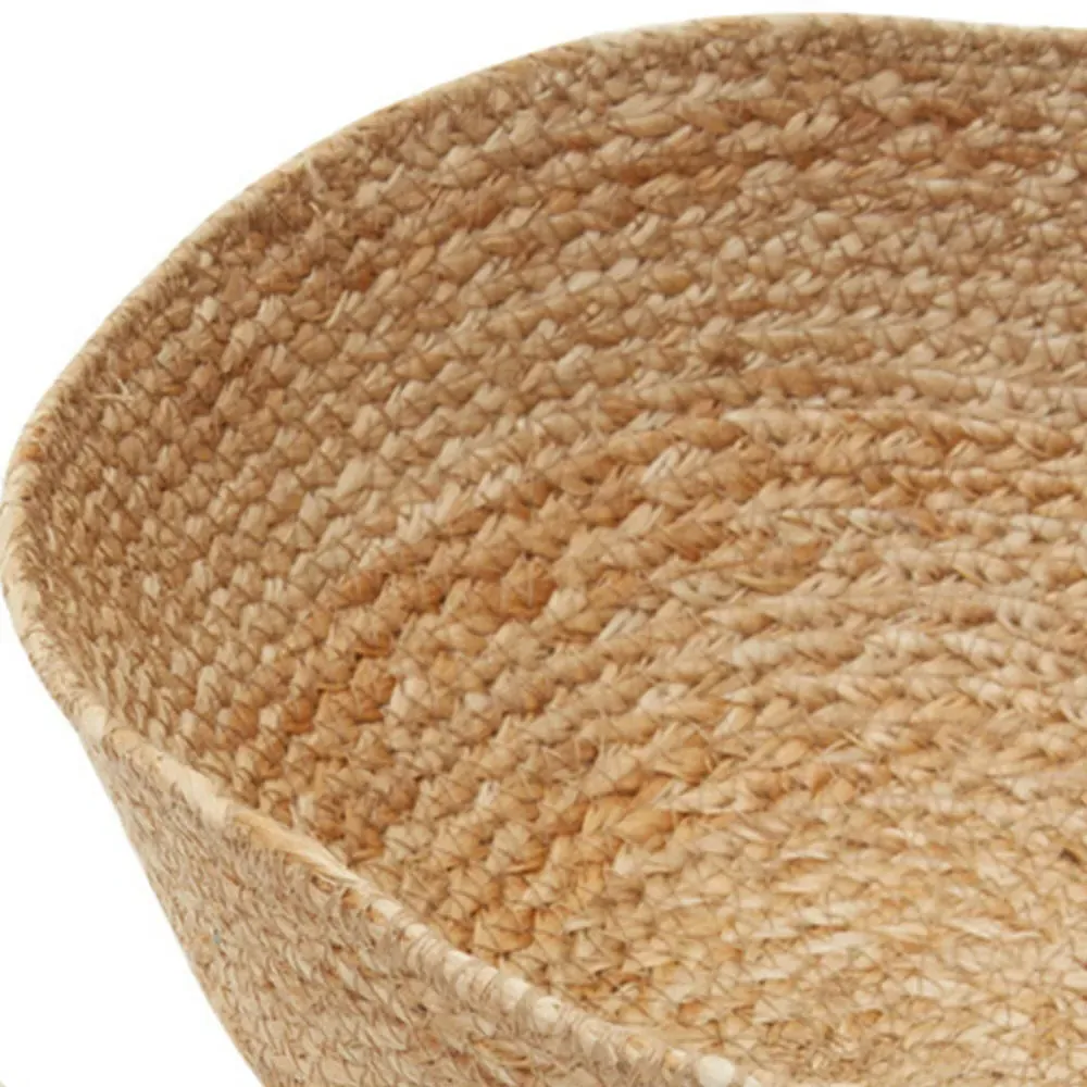 Round Jute Basket 3 Pack - Brown