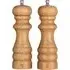 Rubberwood Salt and Pepper Mill Set 17cm
