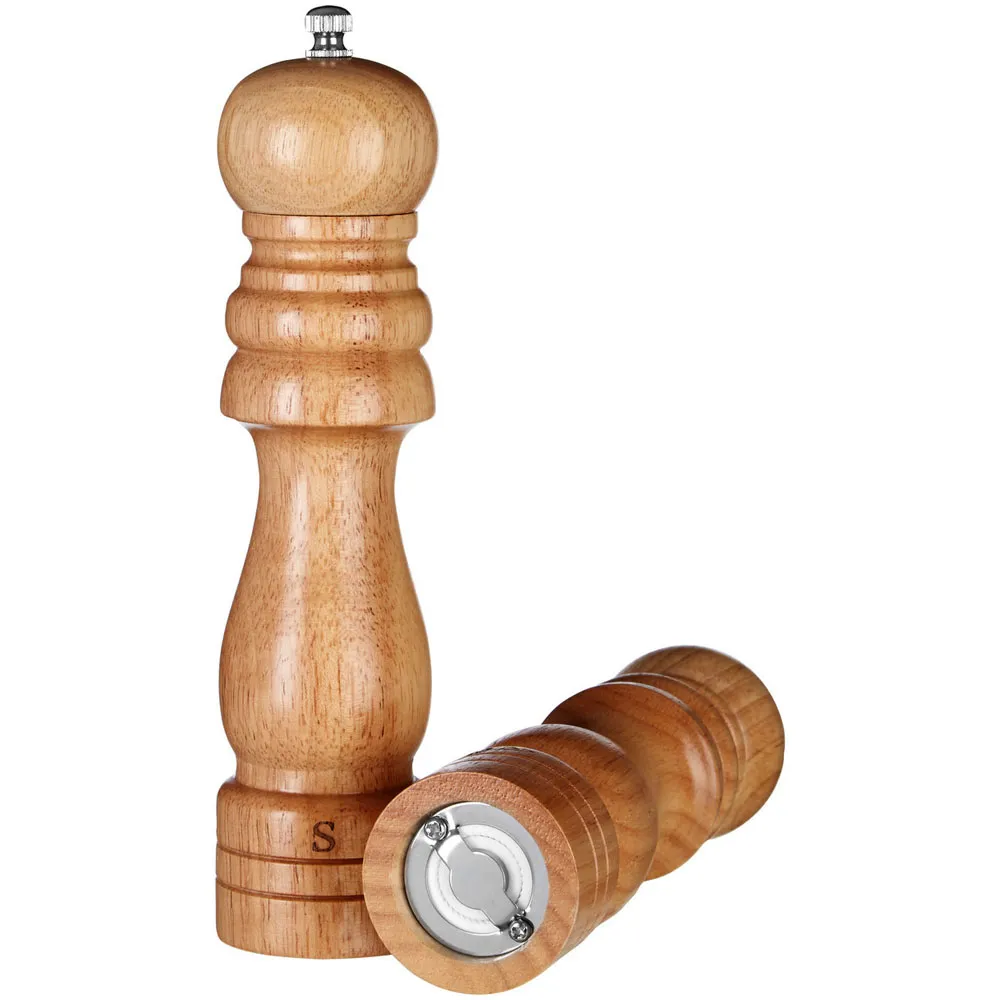 Rubberwood Salt and Pepper Set - Rubberwood
