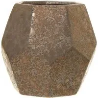 Salvo Large Ceramic Planter - Brown