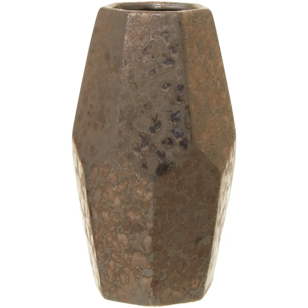 Salvo Large Ceramic Vase - Brown