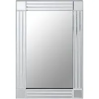 Sana Rectangular Linear Wall Mirror - Wood