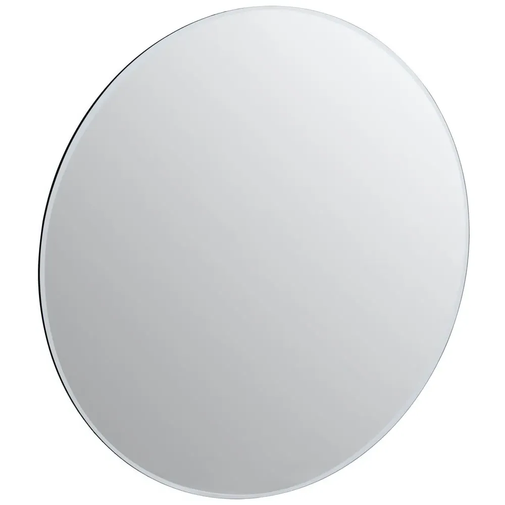 Sana Small Round Wall Mirror - Wood