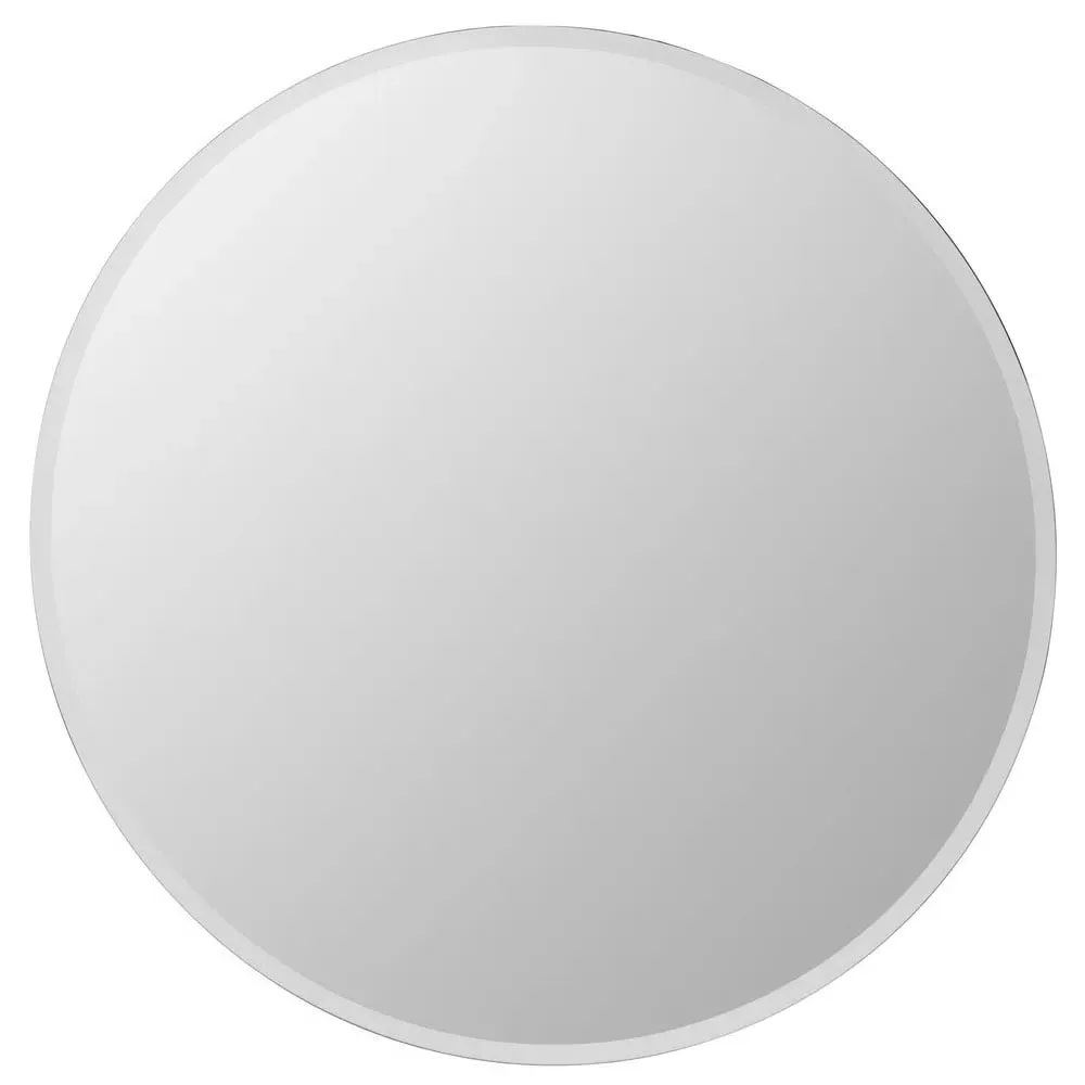 Sana Small Round Wall Mirror - Wood image