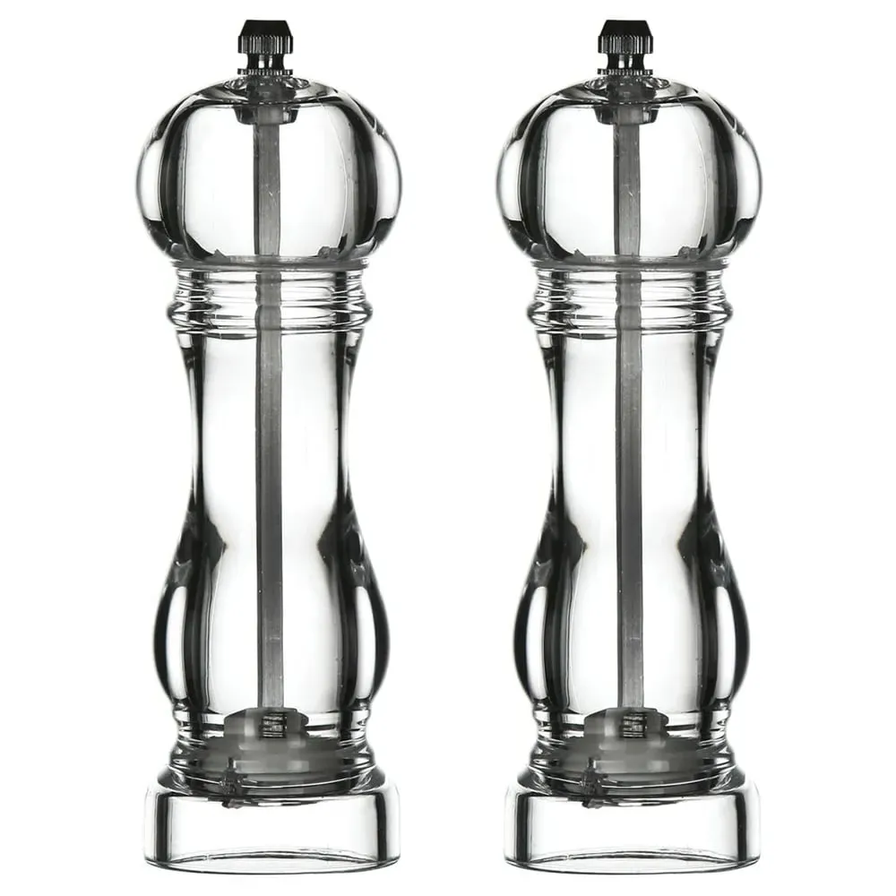 Small Salt and Pepper Set - Clear, Acrylic