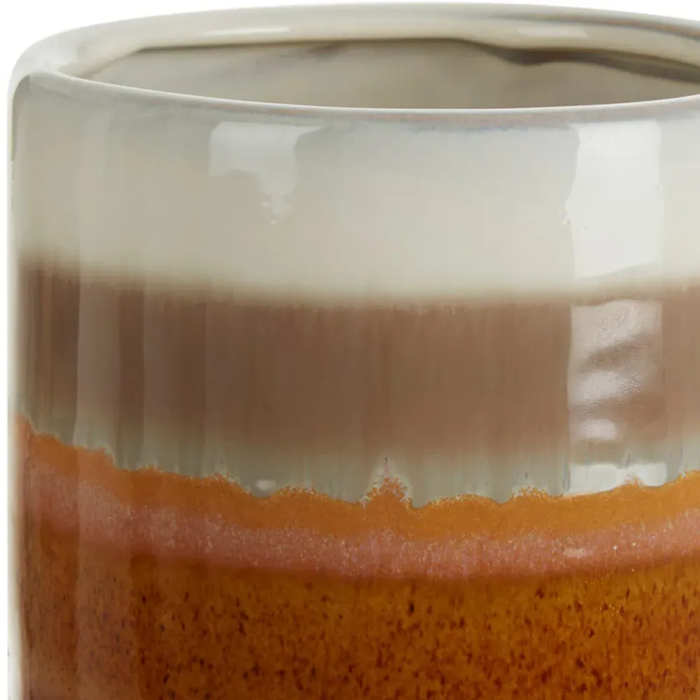 Sorrell Small Planter - Brown, Stoneware