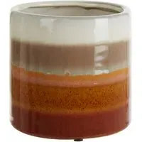 Sorrell Small Planter - Brown, Stoneware