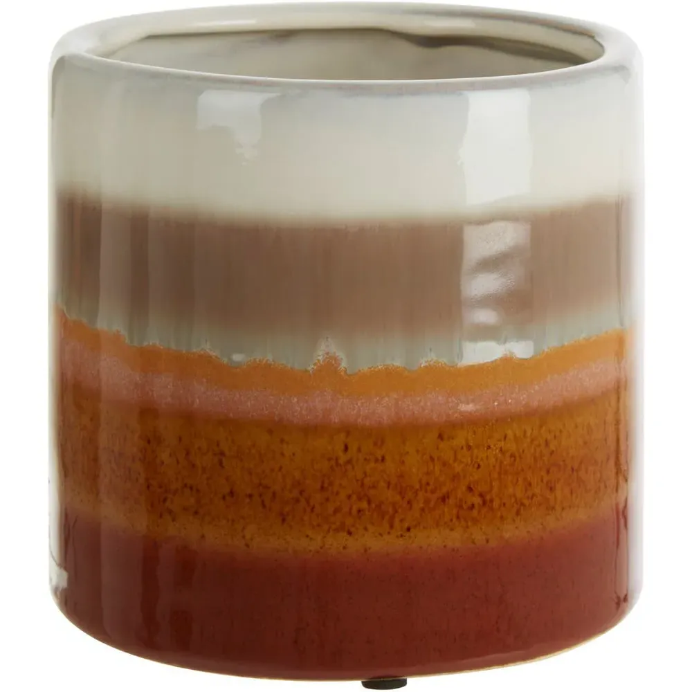 Sorrell Small Planter - Brown, Stoneware image