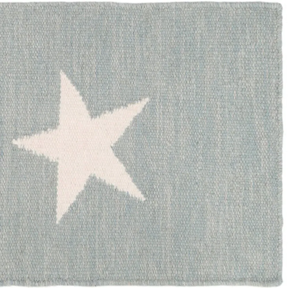 Star Rug - Grey, Cotton Wool
