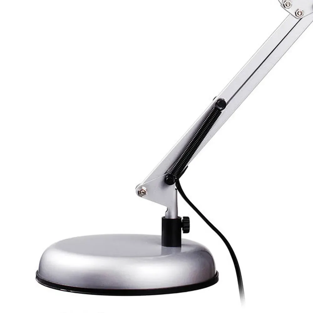 Studio Adjustable Desk Lamp - Silver Grey, Metal