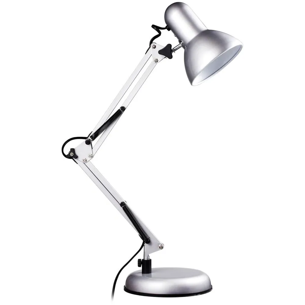 Studio Adjustable Desk Lamp - Silver Grey, Metal image