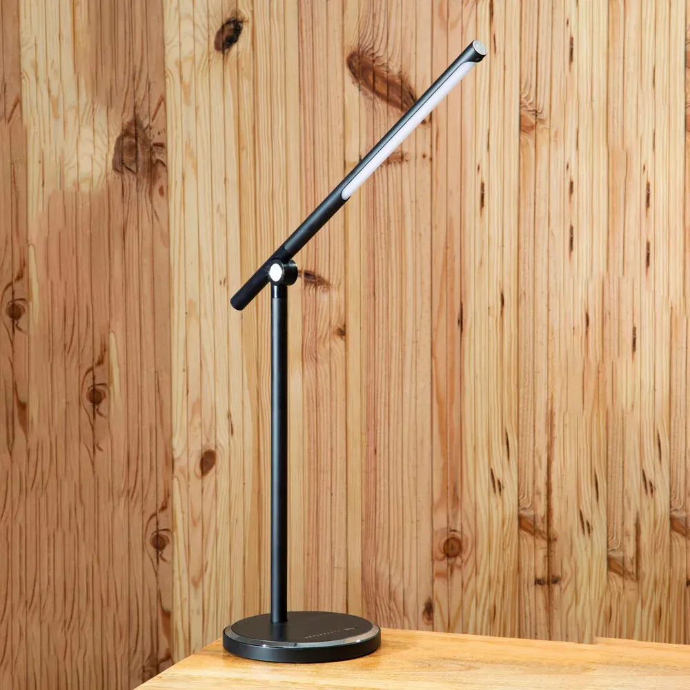 Touch Lamp with Rotatable Stem - Black, Aluminium