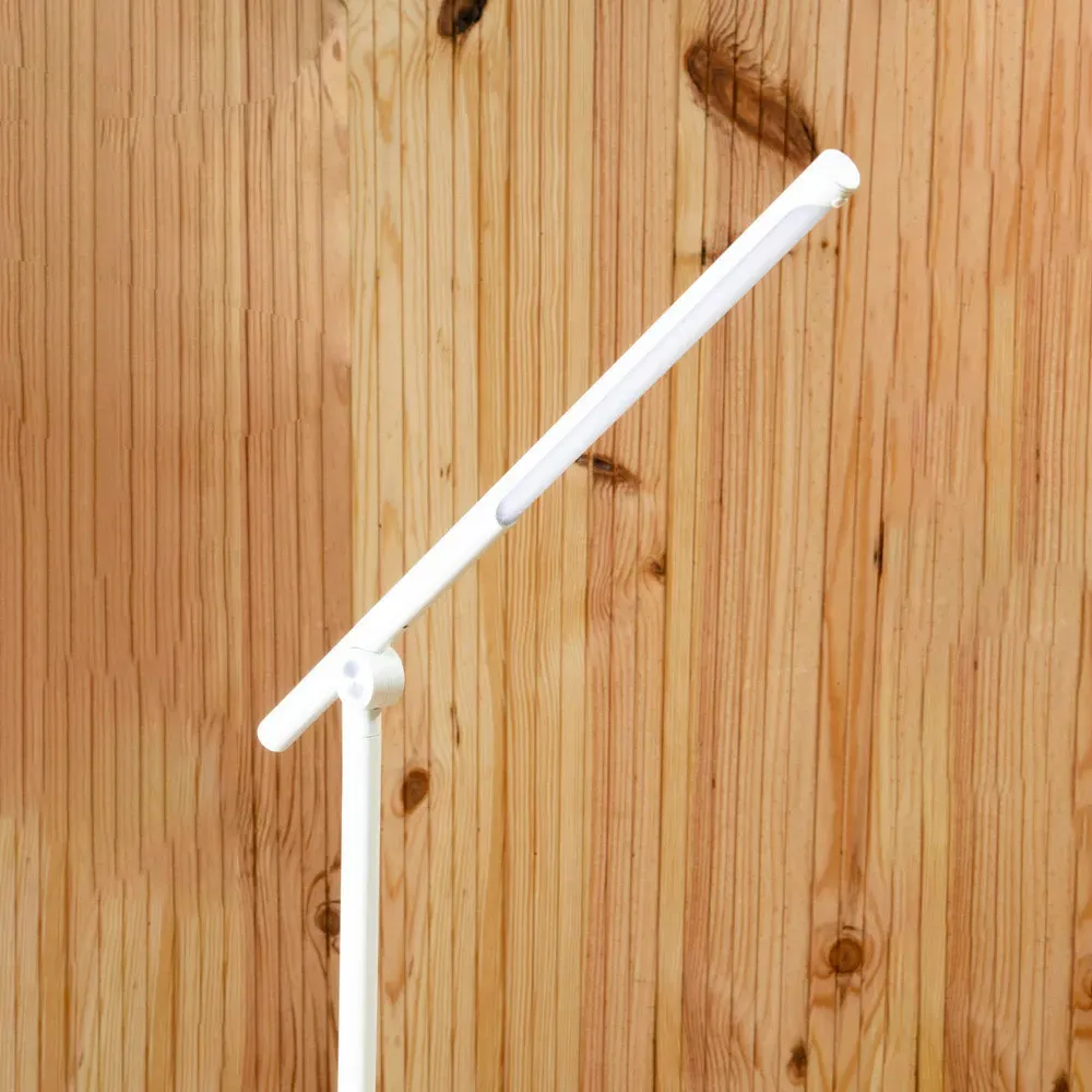 Touch Lamp with Rotatable Stem - White, Aluminium