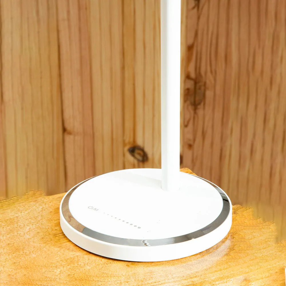 Touch Lamp with Rotatable Stem - White, Aluminium