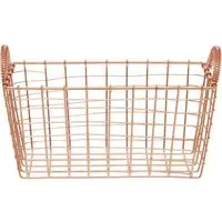 Vertex Rectangular Basket - Copper