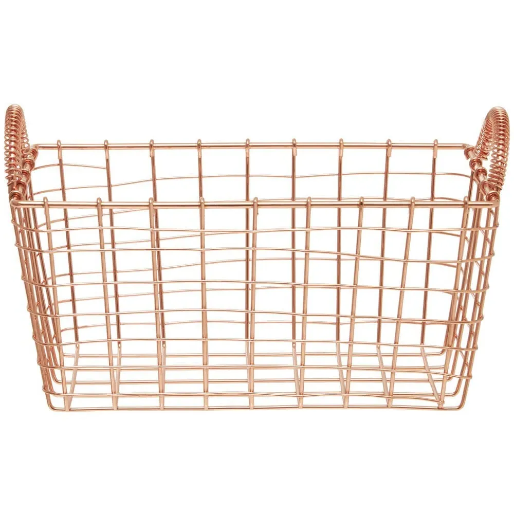 Vertex Rectangular Basket - Copper image
