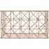Vertex Rectangular Wire Basket - Brown, Copper