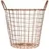Vertex Round Wire Basket with Handles - Brown, Copper