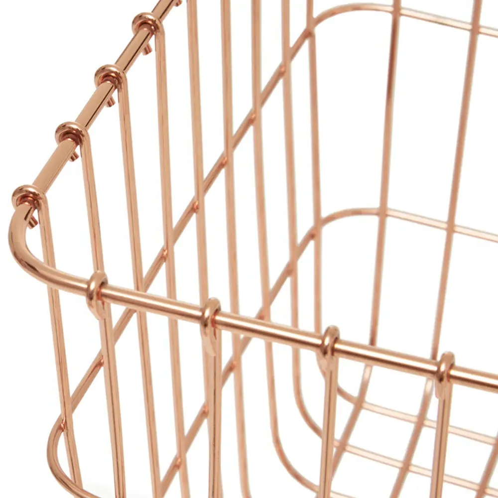 Vertex Square Storage Basket - Brown, Iron