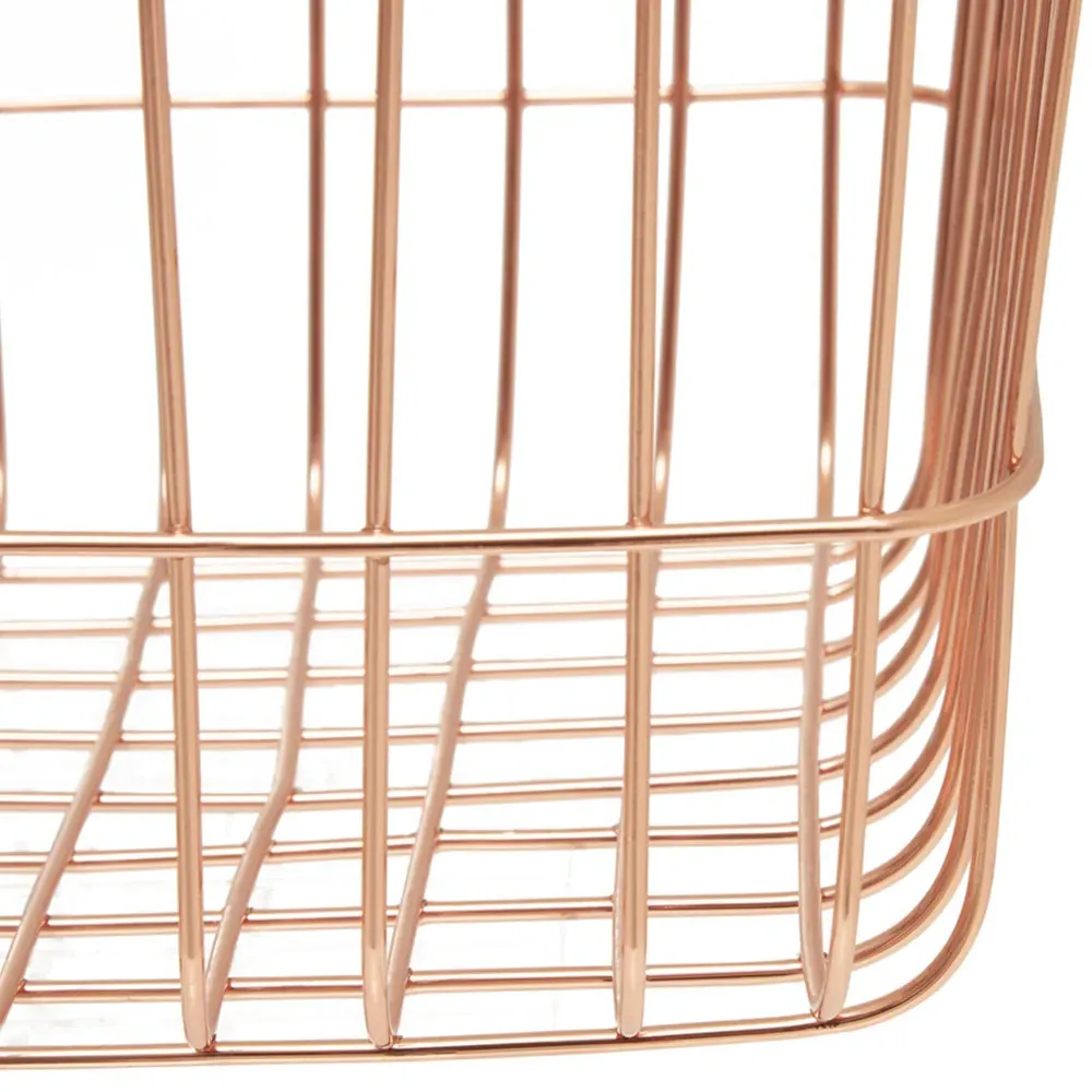 Vertex Square Storage Basket - Brown, Iron