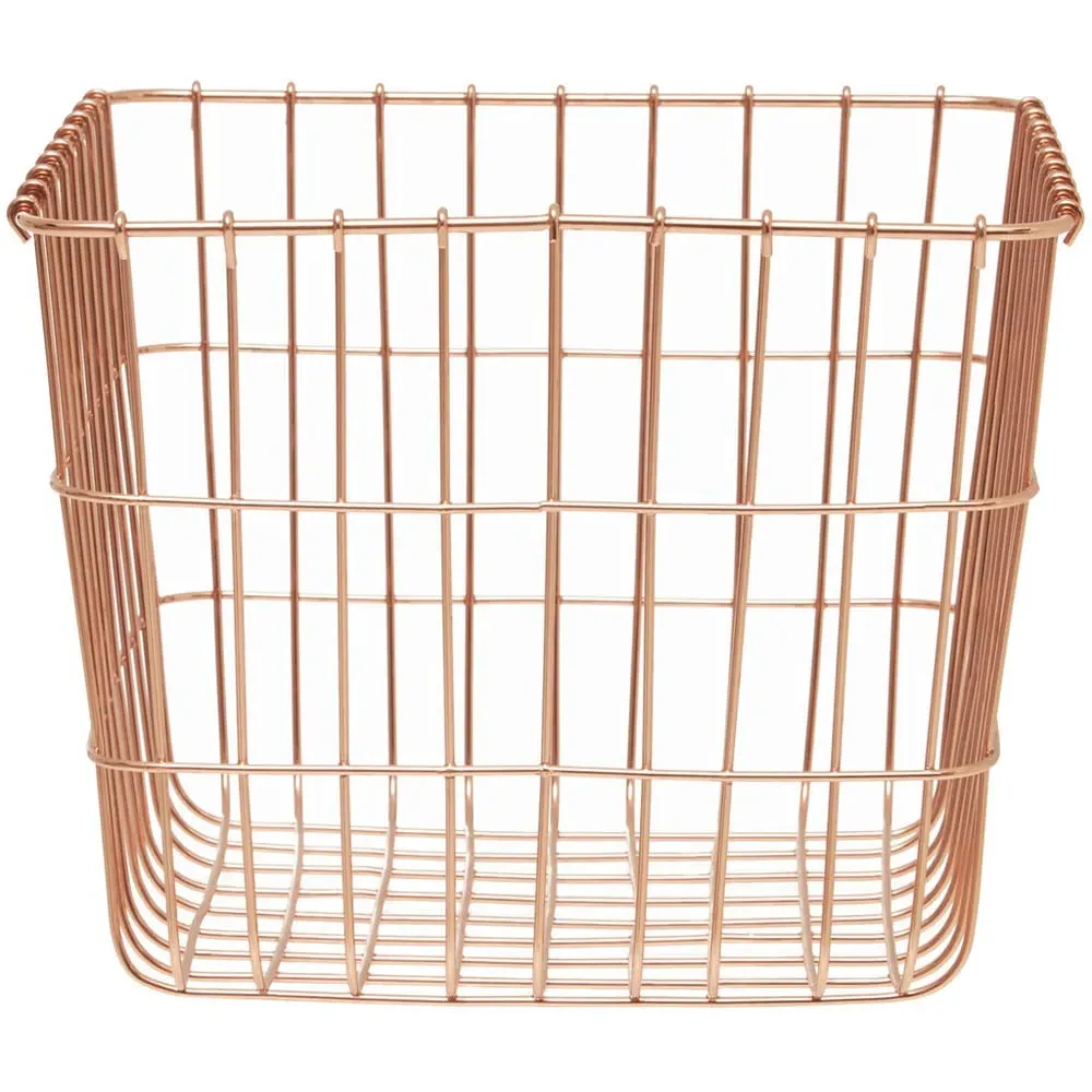 Vertex Square Storage Basket - Brown, Iron