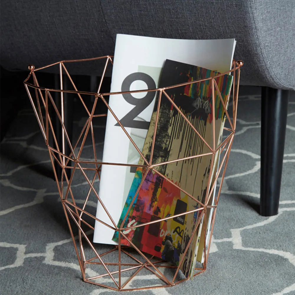 Vertex Storage Basket - Copper, Iron Wire