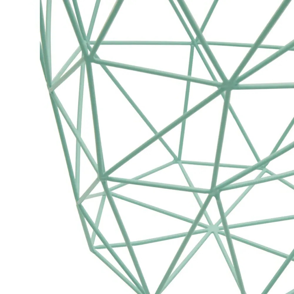 Vertex Storage Basket - Green, Iron Wire