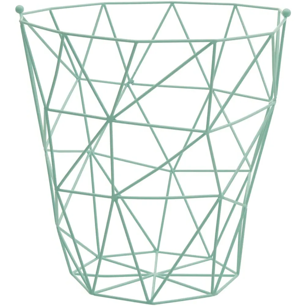 Vertex Storage Basket - Green, Iron Wire