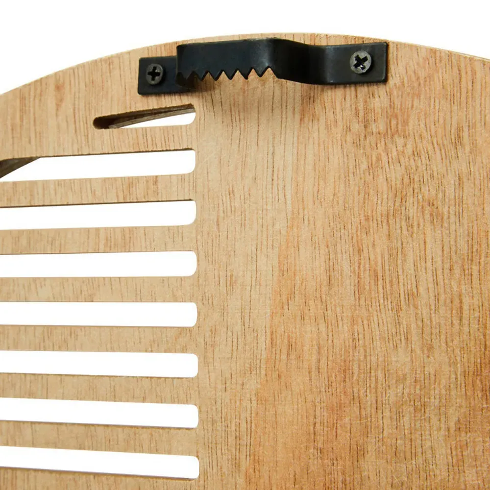 Vitus Round Wall Clock - Brown, Wood