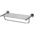 Wall Mountable Straight Towel Shelf - Silver